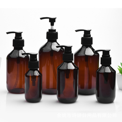 Roze shampoo pomp fles PET voor reizen vriendelijke cosmetica dispenseren