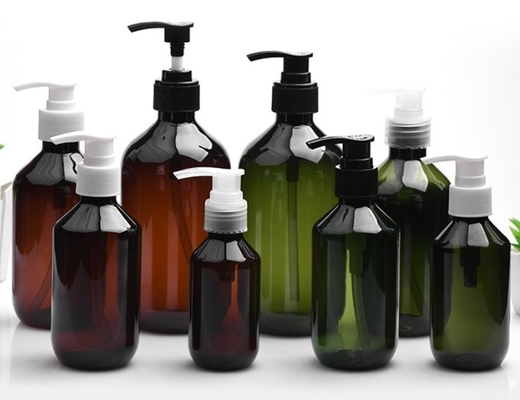 Roze shampoo pomp fles PET voor reizen vriendelijke cosmetica dispenseren