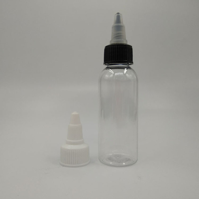 Gepersonaliseerde afdichting Type 50 ml Plastic Schroef Top Containers voor gepersonaliseerde drukwerk