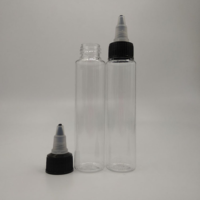 Gepersonaliseerde afdichting Type 50 ml Plastic Schroef Top Containers voor gepersonaliseerde drukwerk