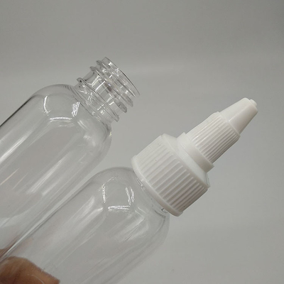 Gepersonaliseerde afdichting Type 50 ml Plastic Schroef Top Containers voor gepersonaliseerde drukwerk