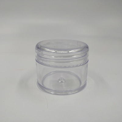 Glanzige oppervlakte cosmetische plastic pot met een capaciteit van 10 ml 15 ml 30 ml 60 ml 80 ml 100 ml 120 ml 150 ml voor cosmeticacollectie