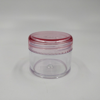 Glanzige oppervlakte cosmetische plastic pot met een capaciteit van 10 ml 15 ml 30 ml 60 ml 80 ml 100 ml 120 ml 150 ml voor cosmeticacollectie