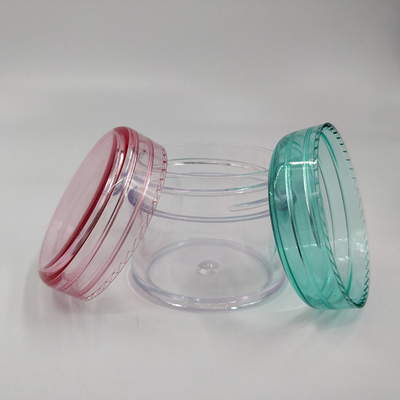 Glanzige oppervlakte cosmetische plastic pot met een capaciteit van 10 ml 15 ml 30 ml 60 ml 80 ml 100 ml 120 ml 150 ml voor cosmeticacollectie