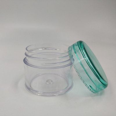 Glanzige oppervlakte cosmetische plastic pot met een capaciteit van 10 ml 15 ml 30 ml 60 ml 80 ml 100 ml 120 ml 150 ml voor cosmeticacollectie