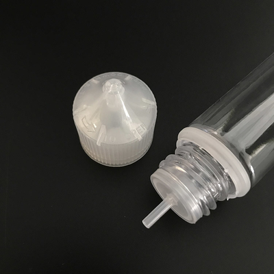Haar olie naald Flat schouder dropper fles met aangepast etiket