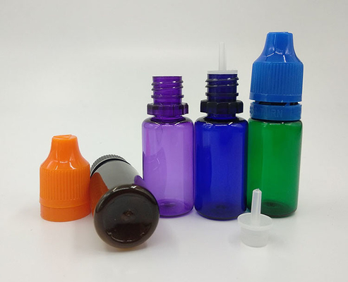 Aanpasbaar logo gedrukt PET E vloeibare fles / vloeibare druppelfles met schroefdop