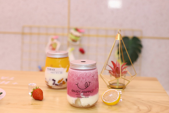 350 ml capaciteit melk thee flessen helder Stijlvol voor het bedrijfsleven