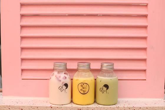 Ronde bubbel thee potten met handvat perfect toevoeging aan de winkel