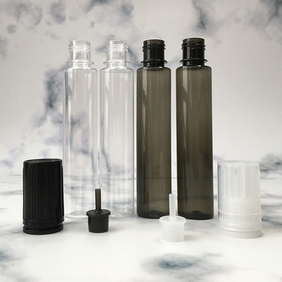 Gepersonaliseerd logo E Vloeibare flessen Screen Printing Verschillende maten 10ml 15ml 30ml 60ml 80ml 100ml