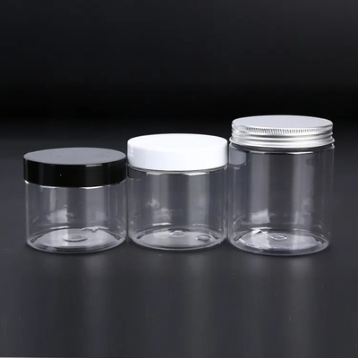 Gepersonaliseerd Privélabel 250ml Plastic Wide Mouth Cosmetische Plastic Jar Food Grade