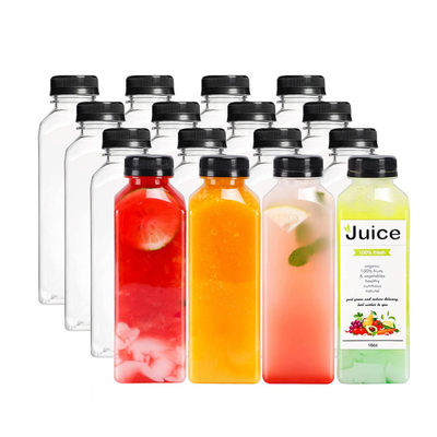 Herbruikbare deksel Plastic drank fles verpakking met PET fles PP cap en druk op verzoek van de klant