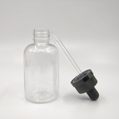 Aanpassen Plastic Dropper Flasjes 10ml 15ml 20ml 30ml 40ml 50ml 60ml 70ml 100ml 120ml Schroef Kap Transparent