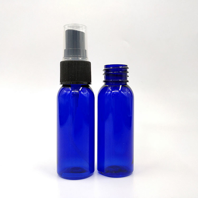 Glanz oppervlak Huishoudelijk PET Plastic Spray Flask Capaciteit 10ml 15ml 30ml 50ml 60m 70ml 100ml 200ml 500ml Rond