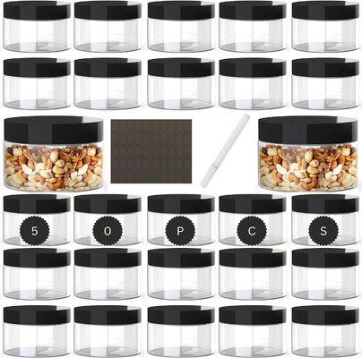 Gepersonaliseerd logo Plastic Cosmetic Jar voor gepersonaliseerde huidverzorgingsoplossingen