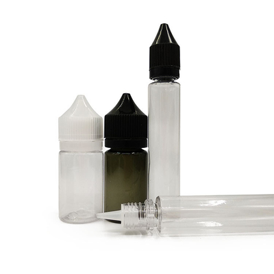 Transparante E-vloeistofffles 18 mm nekgrootte voor gemakkelijke E-vloeistofopslag