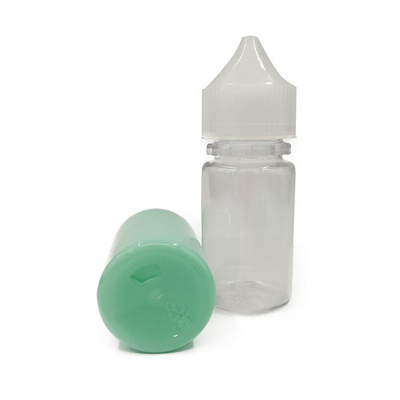 Transparante E-vloeistofffles 18 mm nekgrootte voor gemakkelijke E-vloeistofopslag