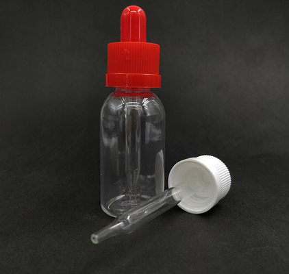 Vloeistofdruppelflessen van glas en kunststof met een lekvrije schroefkap voor nauwkeurige vloeistofdispensatie