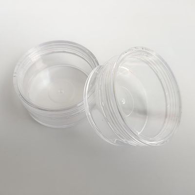 Gladde oppervlakte plastic cosmetische pot met aangepaste bedrukking, ontworpen voor huidverzorgingscrèmes, lotions en verpakkingen van schoonheidsproducten