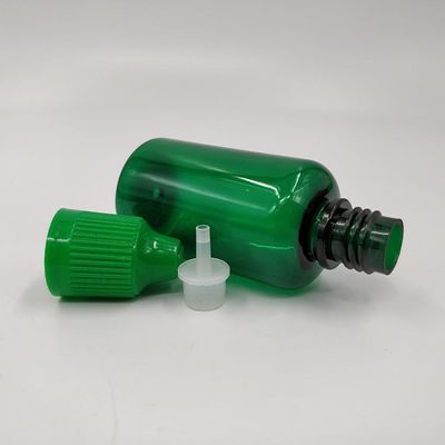 18mm nekgrootte kindveilige E-vloeistofffles met ronde vorm en schermdruk oppervlakte handhaving