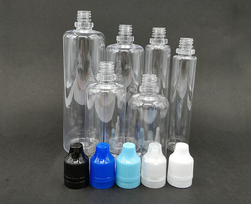 10ml 15ml 30ml 60ml 80ml 100ml capaciteit E vloeibare fles met aangepast logo en aangepaste afdrukkleur