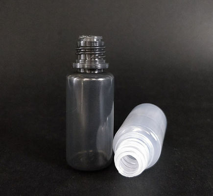 Transparante PET-ronde E-vloeibare fles voor een consistente dampprestatie