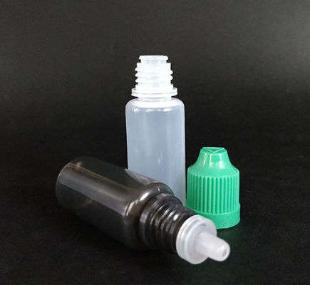 Transparante PET-ronde E-vloeibare fles voor een consistente dampprestatie