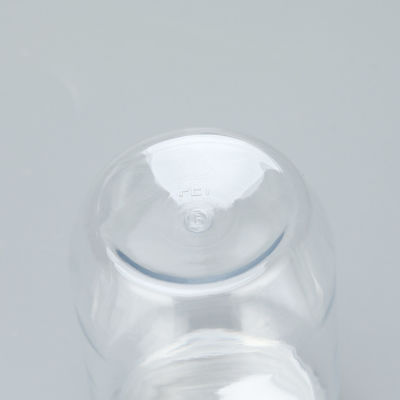 Containers Luchtdichte Plastic Potten Met Aluminium Deksel Op Transparante Mat Pet Pot