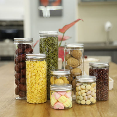 Warm verkopen kwaliteit huisdier containers Plastic Jar Food Grade Plastic Jar Premium Plastic Jar voor gedroogd fruit met gratis monster