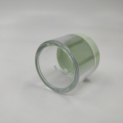 Persoonlijke afdruk Plastic cosmetische pot met glad oppervlak praktisch