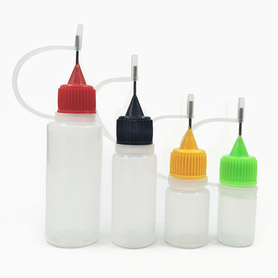 Aangepaste Logo E-Liquid Fles met Kindveilige Hals Type 10ml 15ml 30ml 60ml 80ml 100ml Capaciteit