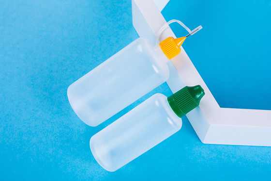 Doorzichtige zwarte kleine flesjes voor vloeistoffen 10 ml 15 ml 30 ml 60 ml 80 ml 100 ml Capaciteit