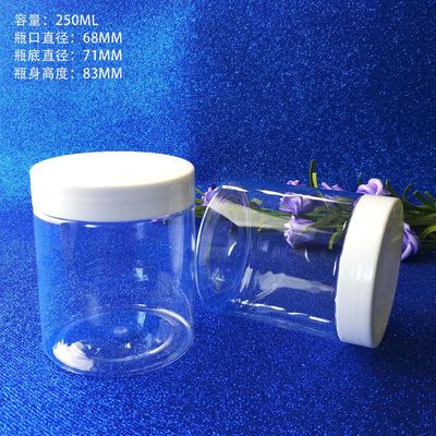 Transparante plastic cosmetische pot Capaciteit 10ml 15ml 30ml 60ml 80ml 100ml 120ml 150ml Lichtgewicht