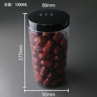 Plastic Beauty Jar Capaciteit 10ml 15ml 30ml 60ml 80ml 100ml 120ml 150ml met Aangepaste Wensen