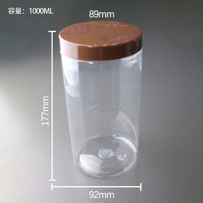 Plastic Beauty Jar Capaciteit 10ml 15ml 30ml 60ml 80ml 100ml 120ml 150ml met Aangepaste Wensen