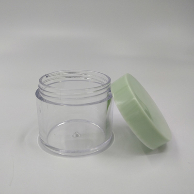 Gladde oppervlakte plastic cosmetische pot voor cosmetica in 10ml 15ml 30ml 60ml 80ml 100ml 120ml 150ml maten