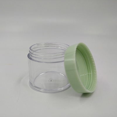 Gladde oppervlakte plastic cosmetische pot voor cosmetica in 10ml 15ml 30ml 60ml 80ml 100ml 120ml 150ml maten