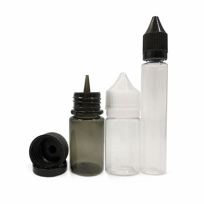 Wereldwijde bestseller Zwarte olie dropper fles Haar olie fles met dropper Plastic olie dropper fles Luxe Custom