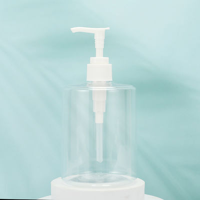 Roze PET-fles met knijppomp/Klantverzoek voor doseren