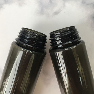 Screw Cap E Liquid Bottle with Transparent Black and Childproof Neck Type
