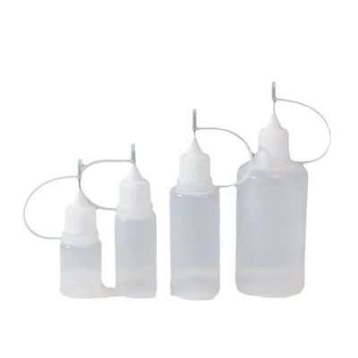 Schroefkap E-vloeistofffles in transparant zwart voor E-vloeistofverpakking