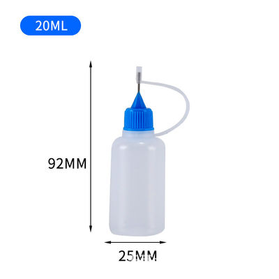 Schroefkap E-vloeistofffles in transparant zwart voor E-vloeistofverpakking