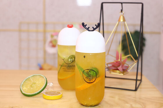 Middelgrote lekvrije melktheeflessen, perfect voor thee verpakking, zorgen voor lekvrije en veilige containers