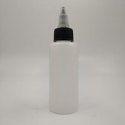 Glazen plastic druppelflessen ontworpen met een glad oppervlak en schroefdop afdichtingstype dat lekvrije vloeistofopslag biedt