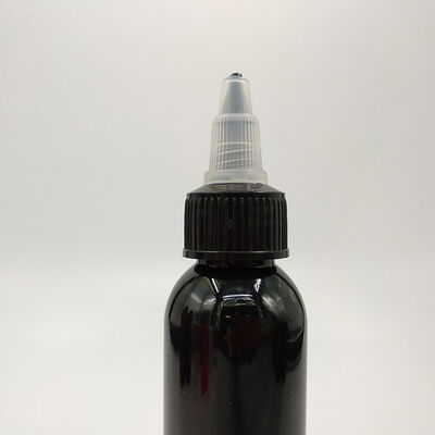 Glazen plastic druppelflessen ontworpen met een glad oppervlak en schroefdop afdichtingstype dat lekvrije vloeistofopslag biedt