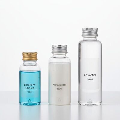 Op maat gemaakte plastic schroefbottels herbruikbaar 150 ml 200 ml Uitstekende keuze voor farmaceutische en cosmetische producten