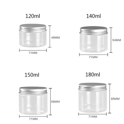 Aanpassing Plastic Jar Containers Duurzame herbruikbare containers geschikt voor voedsel cosmetica en farmaceutische verpakkingen