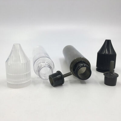 PET E vloeibare fles in 10 ml, 15 ml, 30 ml, 40 ml, 60 ml, 80 ml en 100 ml capaciteit ontworpen om te voldoen aan de verschillende behoeften van vloeibare verpakkingen