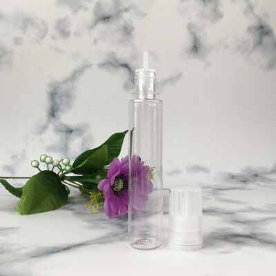 PET E vloeibare fles in 10 ml, 15 ml, 30 ml, 40 ml, 60 ml, 80 ml en 100 ml capaciteit ontworpen om te voldoen aan de verschillende behoeften van vloeibare verpakkingen