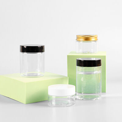 Plastic Jar Containers met inbegrip van op maat gemaakte afdrukken geschikt voor detailhandel in bulkverpakkingen en productbranding